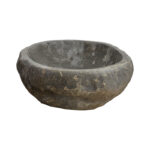 Lavello countertop washbasin grey stone D40x25cm - Слика 2
