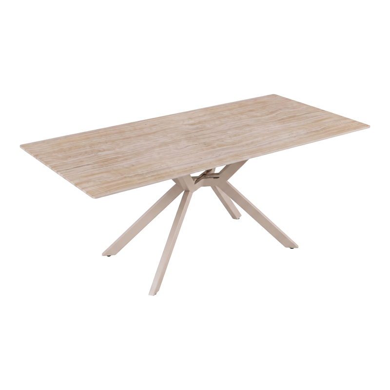428-000021 Table Olven sintered stone in travertine look 180x90x75cm - Слика 1