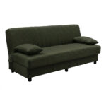 Three seater sofabed Romina with storege space olive green fabric 180x75x85cm - Слика 2