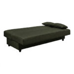 Three seater sofabed Romina with storege space olive green fabric 180x75x85cm - Слика 3