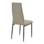 Chair Parker anthracite fabric with black metal leg 41x48x96cm - Слика 2