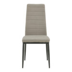Chair Parker anthracite fabric with black metal leg 41x48x96cm - Слика 4