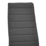 Chair Parker anthracite fabric with black metal leg 41x48x96cm - Слика 5
