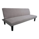 Sofa bed Kedran 3seater grey fabric 166x75.5x70cm - Слика 2