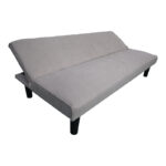 Sofa bed Kedran 3seater grey fabric 166x75.5x70cm - Слика 4