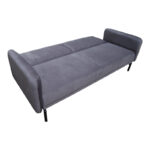 Sofa bed Veluto 3seater anthracite velvet 197x85x83cm - Image 3