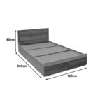 Semi-singe Bed Olympus with drawer in castillo toro 120x200cm - Image 6