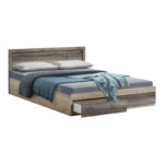 Double bed Olympus with drawer in castillo toro 160x200cm - Image 2