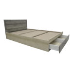 Double bed Olympus with drawer in castillo toro 160x200cm - Image 4