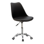 Office chair Gaston II PP-PU in black color