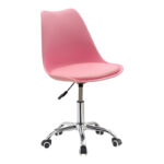 Office chair Gaston II pp- pu in pink color