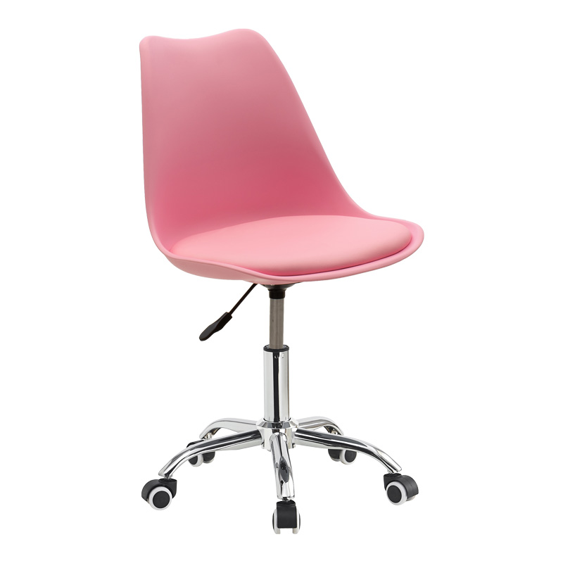 Office chair Gaston II pp- pu in pink color Office chair Gaston II pp- pu in pink color - Image 1