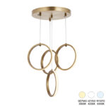 Ceiling light multi light Novel LED black metal 30x30x80cm