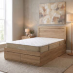 Bed with mattress Olympus-Nemesis sonoma 120x200cm