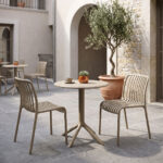 Dining set Mercon Zoi set 3pcs cappuccino PP Φ60x75cm