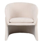 Julianna armchair beige boucle 68x65x74cm - Слика 5