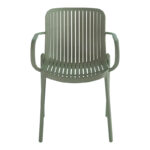 Teragi stackable armchair pp with UV protection olive green 59x57x82cm - Слика 4