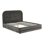 Double bed Arlia anthracite fabric 160x200cm - Слика 3
