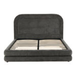 Double bed Arlia anthracite fabric 160x200cm - Слика 4