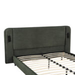 Double bed Fomo cypress green fabric 160x200cm - Image 5