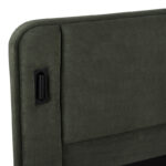 Double bed Fomo cypress green fabric 160x200cm - Image 6