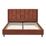 Double bed Sensa tile red fabric 160x200cm - Image 4