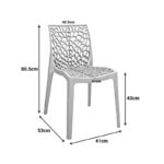 Chair Hush stacakble mint PP 41x53x80.5cm - Image 6