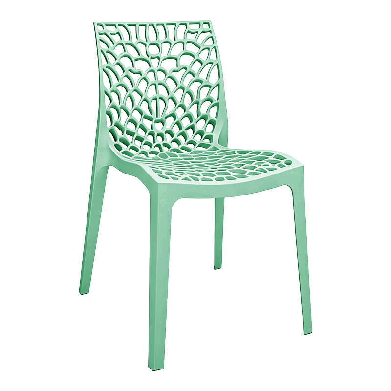 326-000078 Chair Hush stacakble mint PP 41x53x80.5cm - Image 1