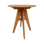 Cadrada table teak wood in natural shade D70x76cm - Image 2