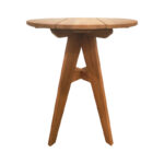 Cadrada table teak wood in natural shade D70x76cm - Image 4