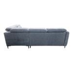 Left corner sofa-sofabed Napia anthracite fabric 249x210x98cm - Слика 6