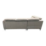 Right corner sofa-sofabed Napia beige fabric 249x210x98cm - Image 6