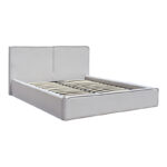 Double bed Zento gray beige fabric 160x200cm - Слика 3