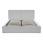 Double bed Zento gray beige fabric 160x200cm - Слика 4