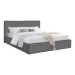 Double bed Zento grey fabric 160x200cm - Слика 2