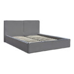 Double bed Zento grey fabric 160x200cm - Слика 3