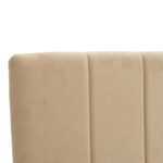 Single bed Doulia beige velvet 100x200cm - Слика 5