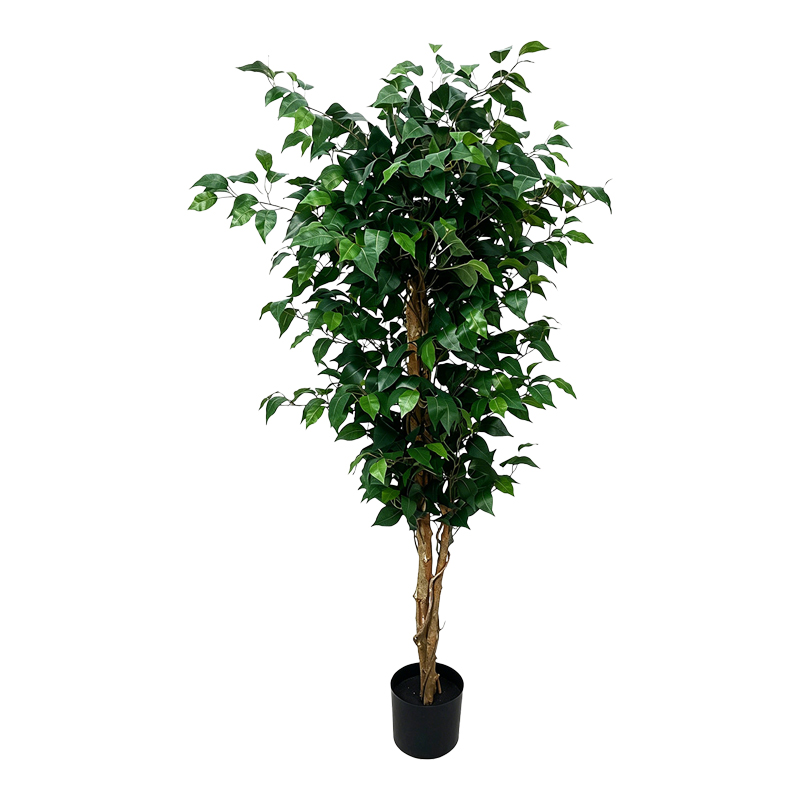 Decorative plant in a pot Fikonel green 60x60x150cm Decorative plant in a pot Fikonel green 60x60x150cm - Image 1