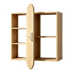 Wall shelf Jonna sonoma MDF 60x10x80cm - Слика 2