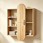 Wall shelf Jonna sonoma MDF 60x10x80cm