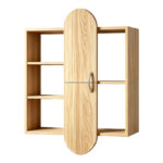 Wall shelf Jonna sonoma MDF 60x10x80cm - Слика 3