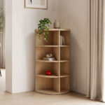 Corner shelf Benzal sonoma MDF 80x30x120cm